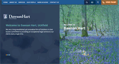 Desktop Screenshot of dawson-hart.co.uk